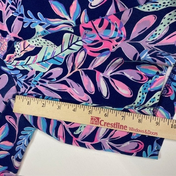 Lilly Pulitzer‎ Women's Natia Floral Print Shorts Size 10 Colorful Leaves - Picture 7 of 9